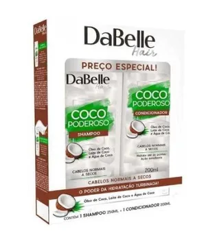 Kit Dabelle Shampoo Coco Poderoso