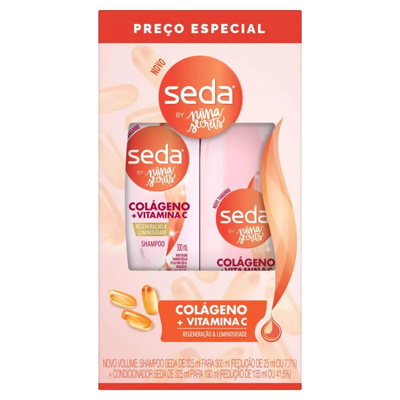 Kit Seda By Secrets Colageno+ Vitamina C