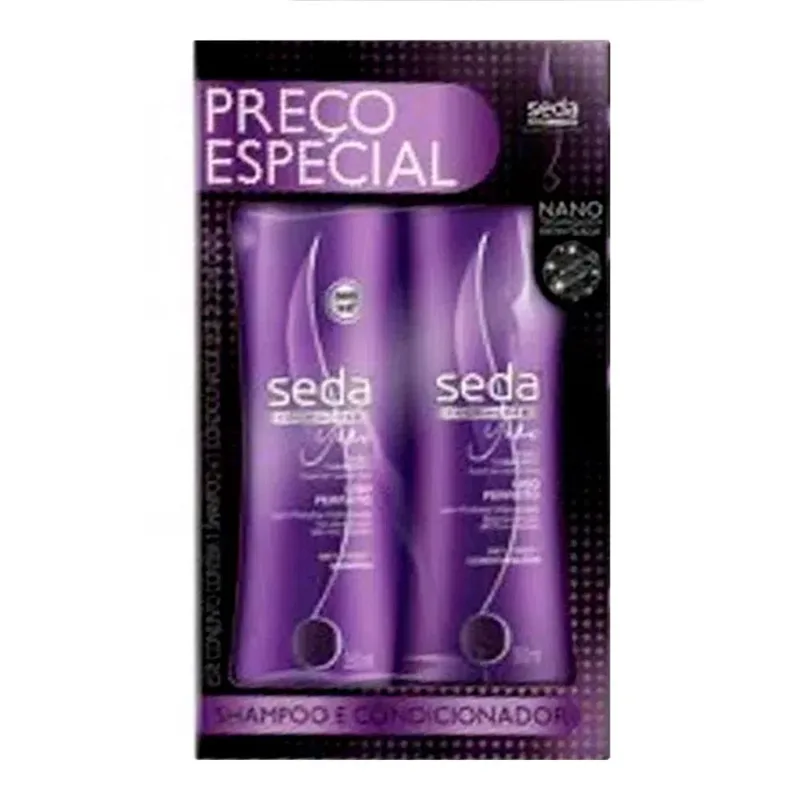 Kit Seda Shampoo+Condicionador Liso Perfeito 350ml
