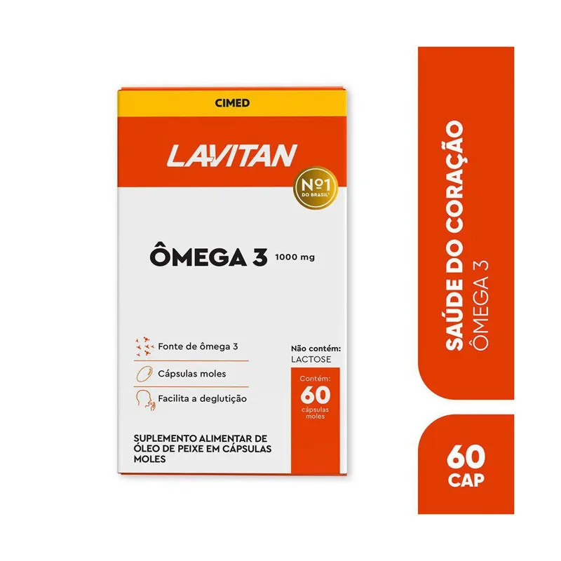 Lavitan Omega 3 Com 60 Capsulas