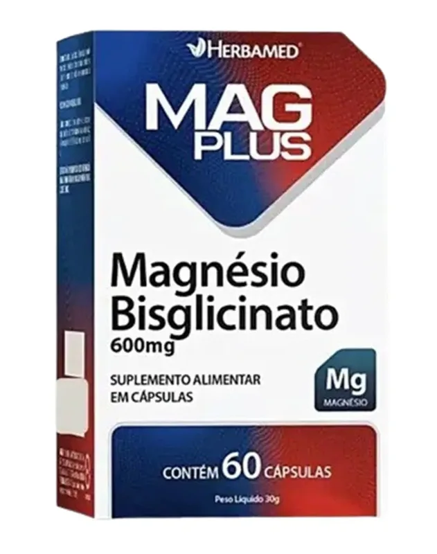 Mag Plus Bisglicinato Magnesio 60 Capsulas Herbamed