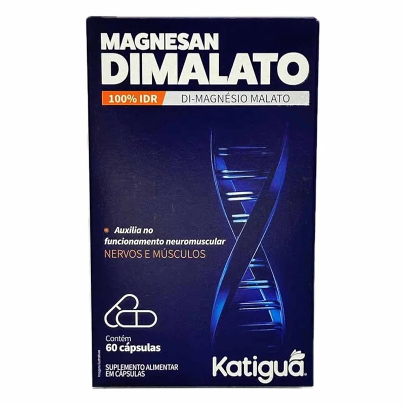 Magnesio Dimalato 60 Cápsulas Katigua