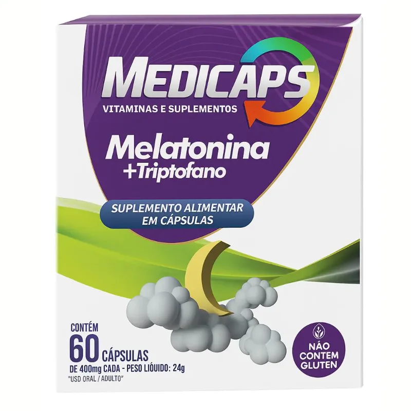 Melatonina + Triptofano 60 Capsulas