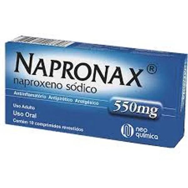 Napronax 550mg 10 Comprmidos