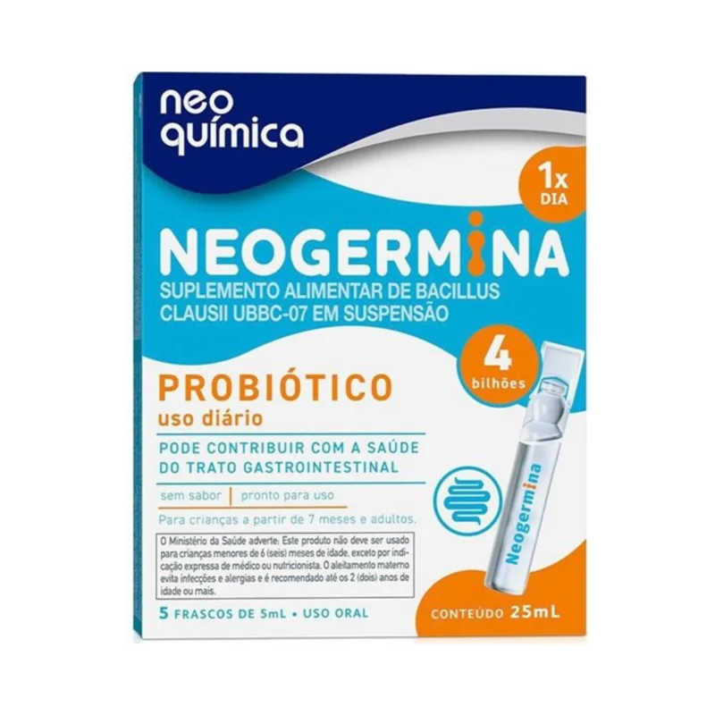 Neogermina 5 Flaconetes - Neo Quimica