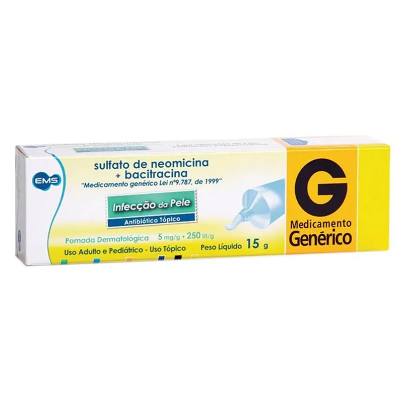 Neomicina+Bacitracina Pomada 15g Ems