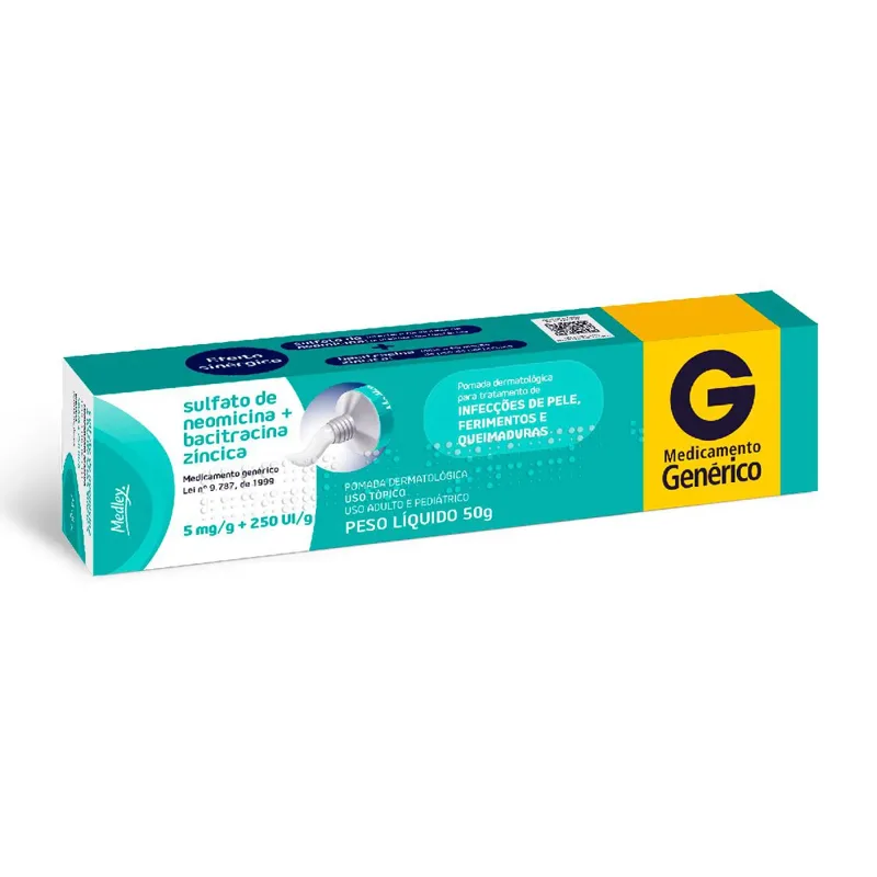Neomicina+Bacitracina Pomada 50g Medley