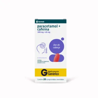 Paracetamol+Cafeina 20 Comprimidos Germed