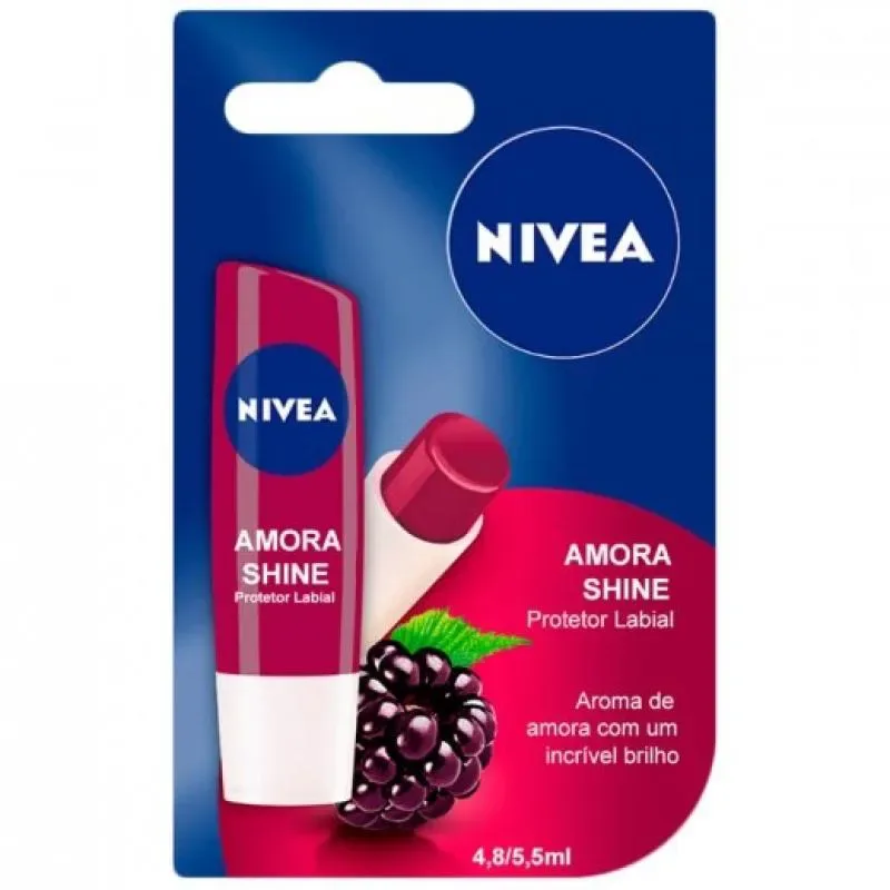 Protetor Labial Nivea Amora Shine