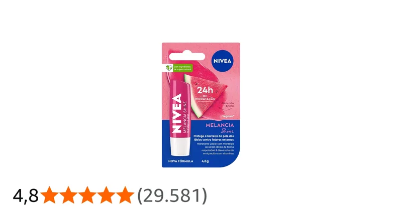 Protetor Labial Nivea Melancia Shine