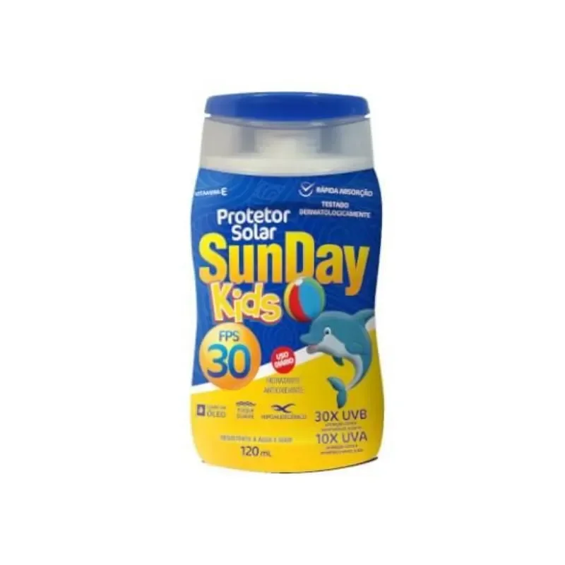 Protetor Solar Infantil Sunday Fps 30 120ml