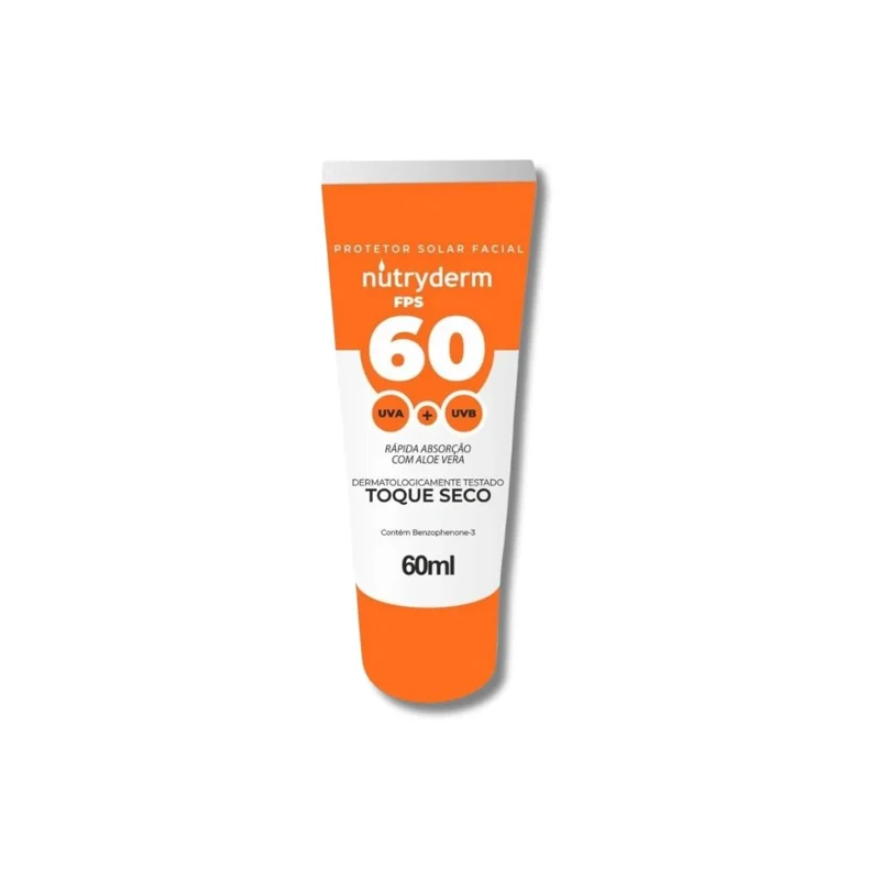 Protetor Solar Nutryderm Facial Fps60 Com 60ml