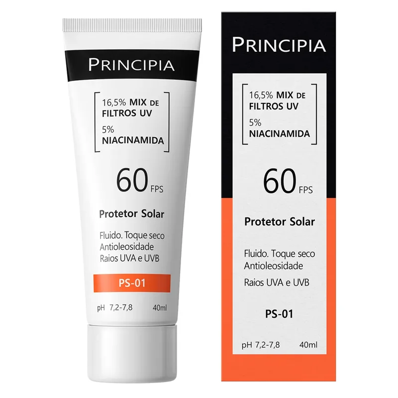Protetor Solar Principia Ps-01 Fps 60 40ml