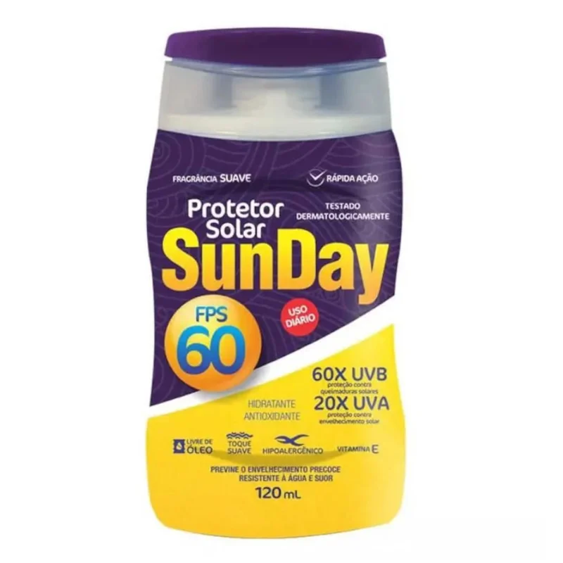 Protetor Solar Sunday Fps 60 120ml