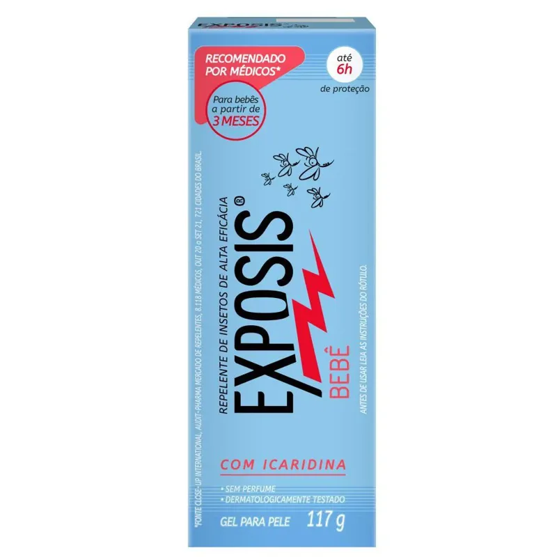 Repelente Exposis Bebe 117g