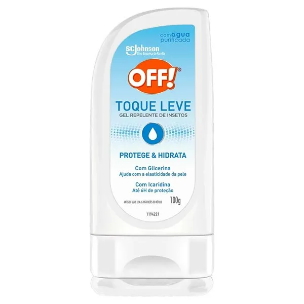 Repelente Gel 100g Off Toque Leve Icaridina