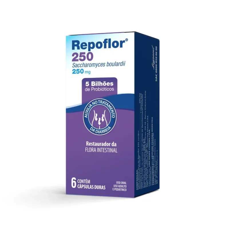 Repoflor 250mg 6Caps Legrand
