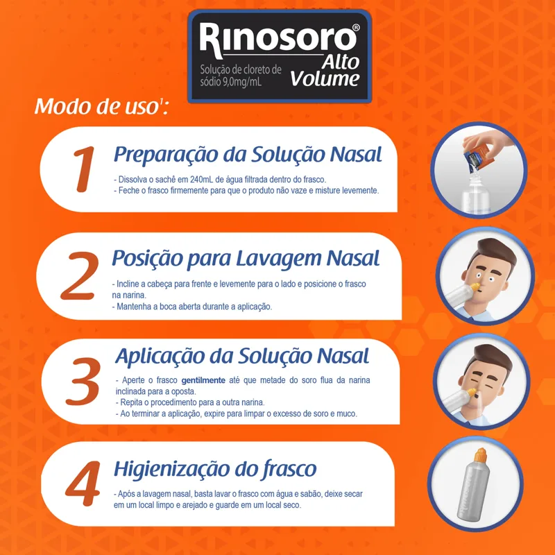 Rinosoro Alto Volume 30 Saches+Frasco 250ml