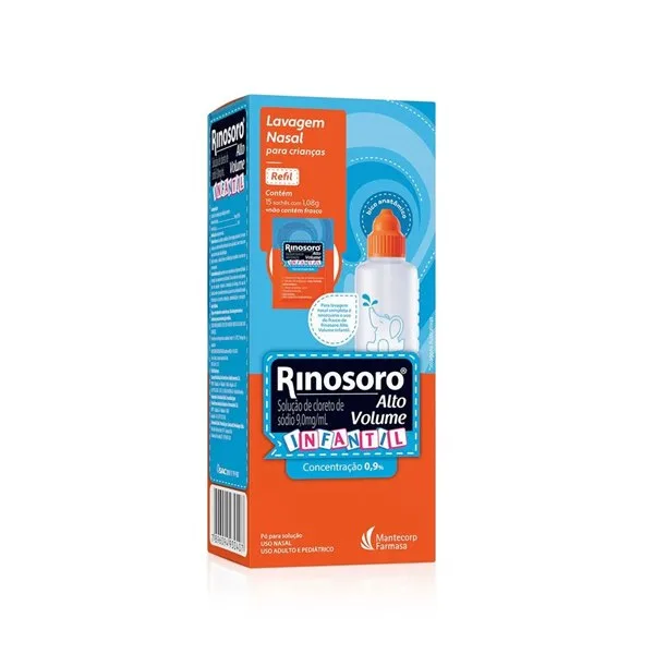 Rinosoro Refil Infantil Alto Volume Inf0,9%