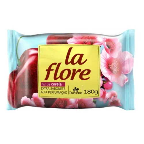 Sabonete Em Barra Davene La Flore Flor De Cereja 180g