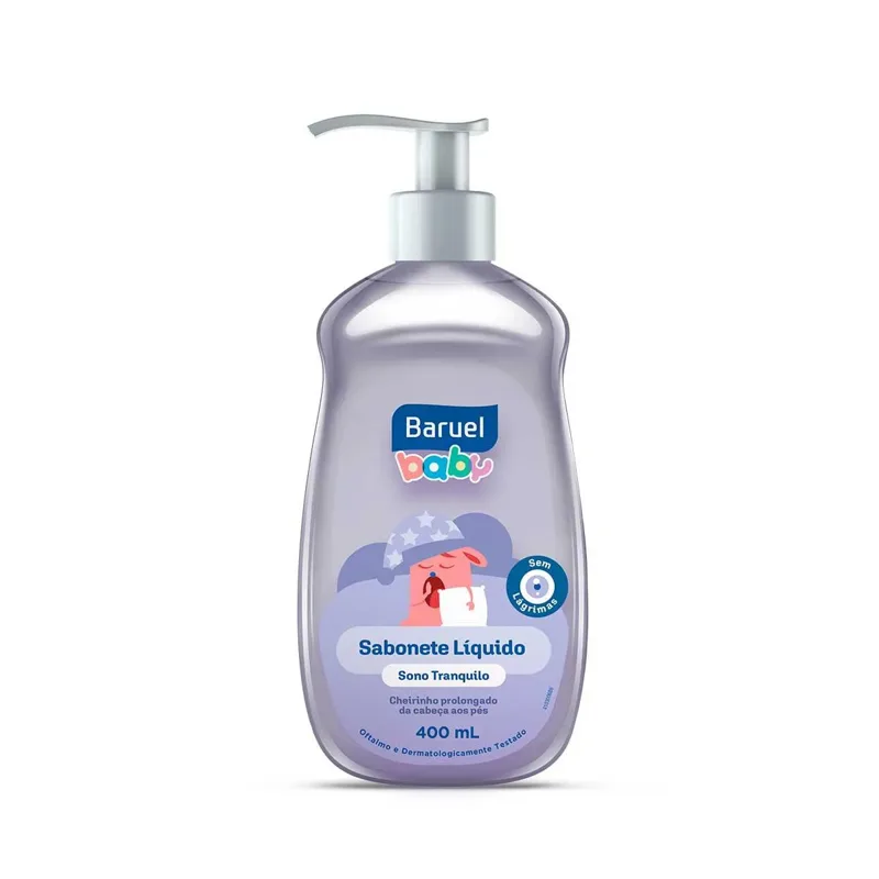 Sabonete Líquido Infantil Baruel Baby Sono Tranquilo 400ml