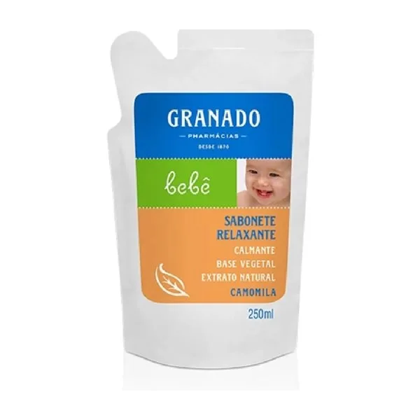 Sabonete Líquido Infantil Granado Camomila Refil 250ml
