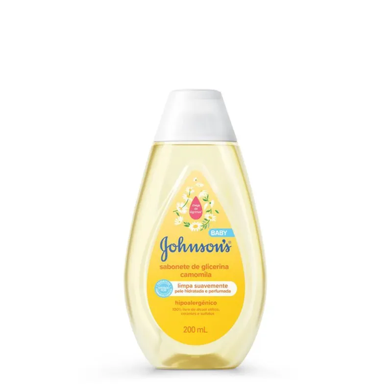 Sabonete Liquido Infantil Johnsons Baby Camomila 200ml