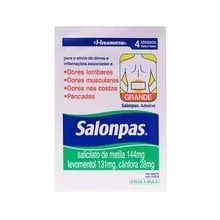 Salonpas Emplastro Medicinal Grande 4 Unidades