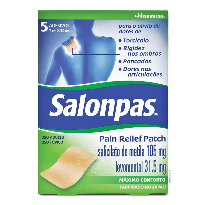 Salonpas Patch Adesivo 5 Adesivos