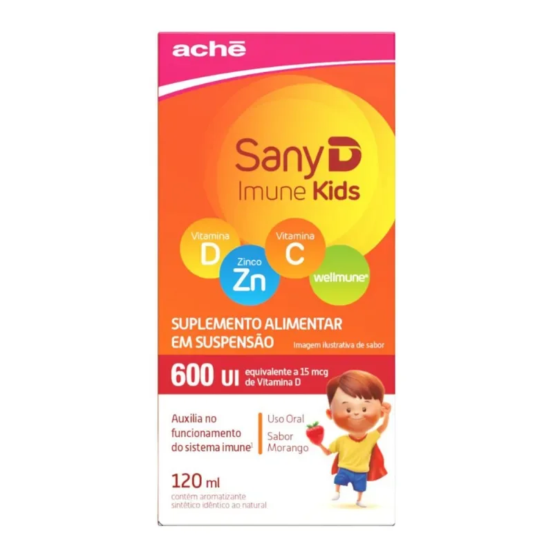 Sany D Imune Kids Morango 120ml