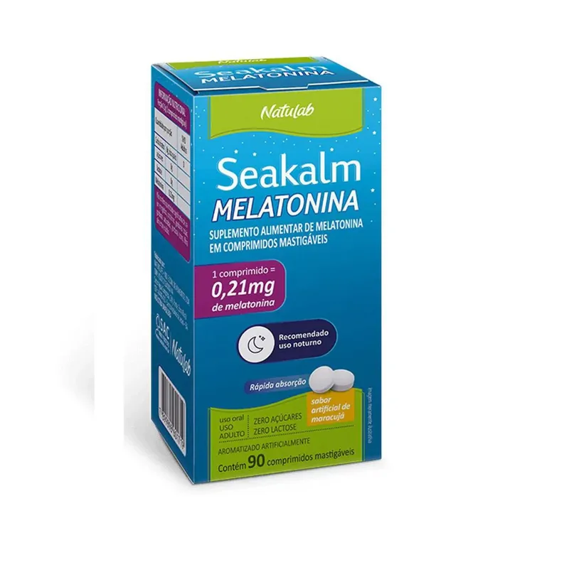 Seakalm Melatonina 0.21mg 90 Comprimidos