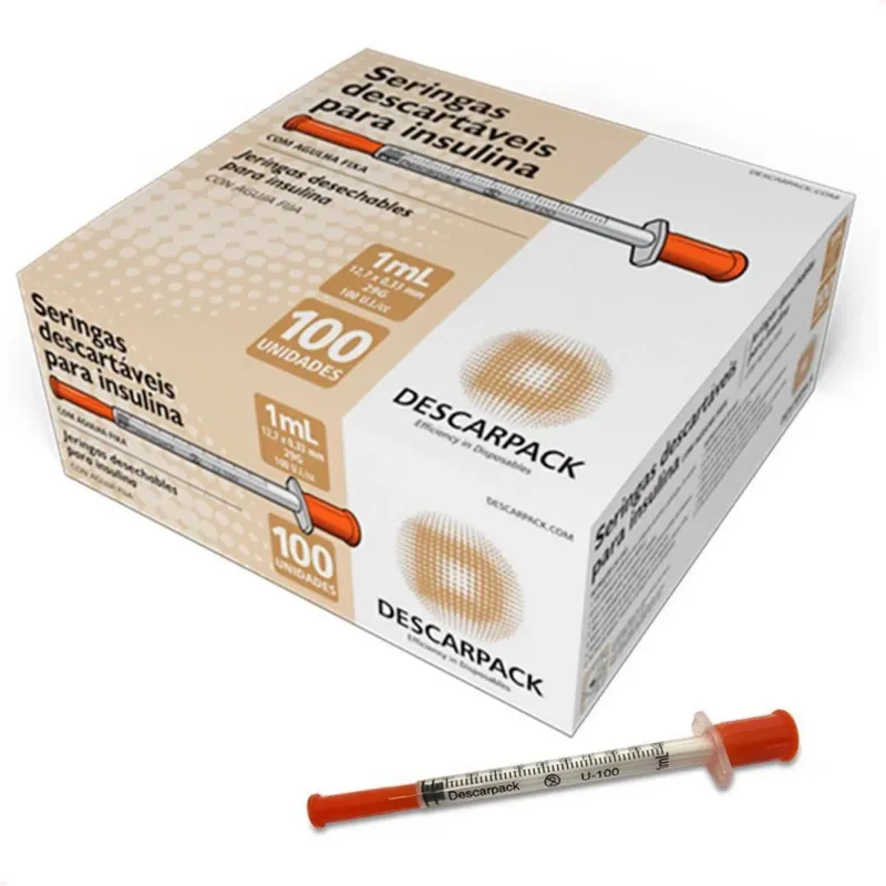Seringa Insulina 1ml 100 U.I