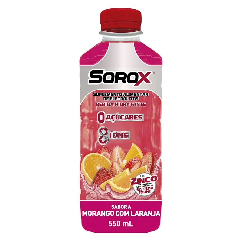 Sorox Morango Com Laranja 550ml