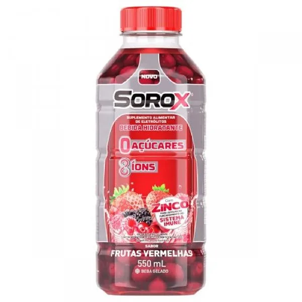 Sorox Sabor Frutas Vermelhas 550ml