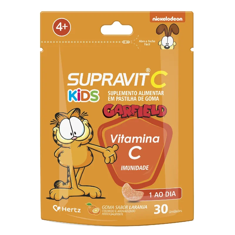 Supravit C Kids Laranja 30 Comrpimidos