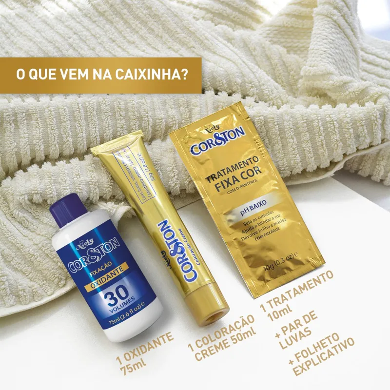 Tintura Cor & Ton 6.66 Louro Escuro Vermelho
