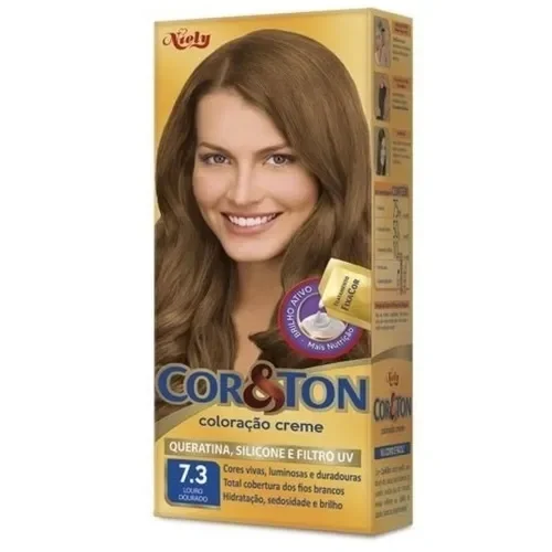 Tintura Cor & Ton 7.3 Louro Dourado