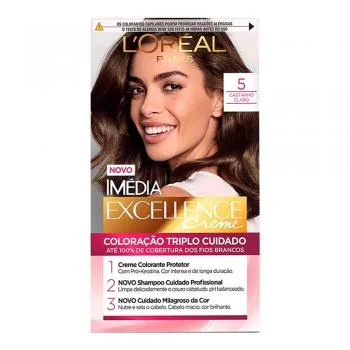 Tintura Loreal Paris 5.0 Castanho Claro