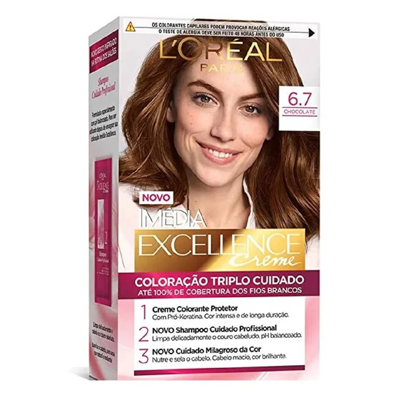 Tintura Loreal Paris 6.7 Chocolate Puro