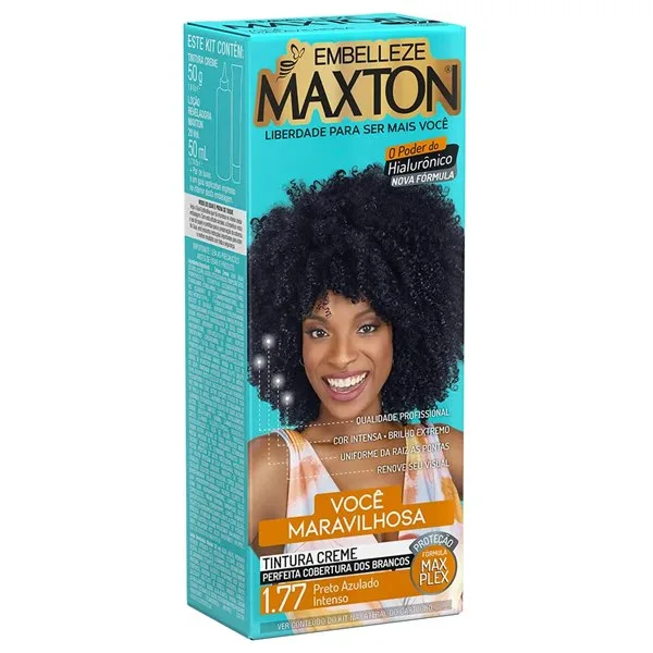 Tintura Maxton 1.77 Preto Azulado Intenso