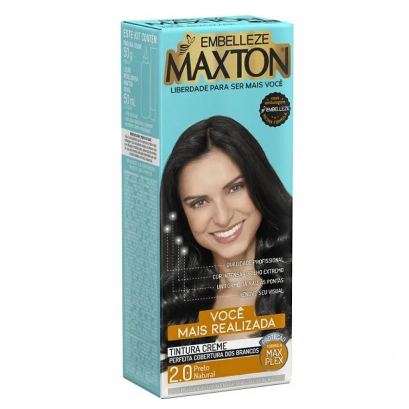 Tintura Maxton 2.0 Preto Natural