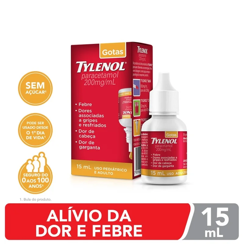 Tylenol 200mg Infantil 15ml