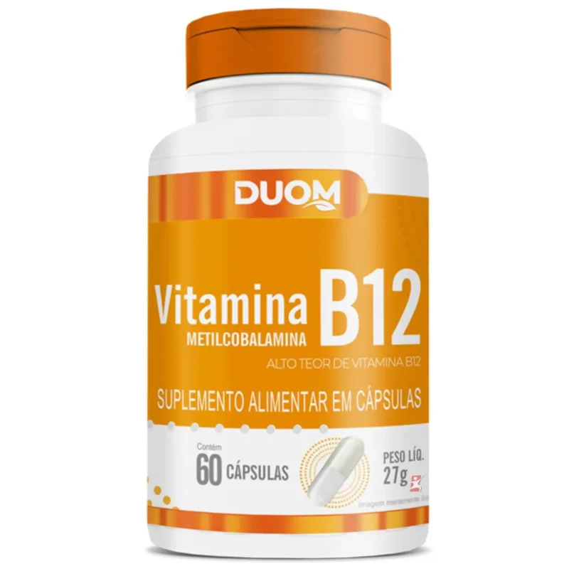 Vitamina B12 60 Capsulas 450mg Metilcobalamina