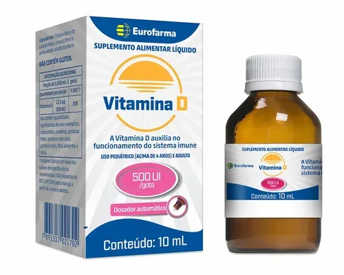 Vitamina D Gotas 500ui 10ml
