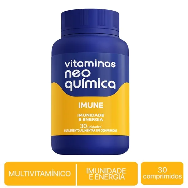 Vitaminas Neo Química Imune 30 Comprimidos