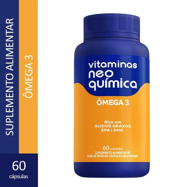 Vitaminas Neo Química Ômega 3 60 Comprimidos
